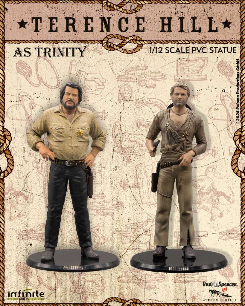 Infinite Statue: Terence hill as trinity 1/12 pvc statue