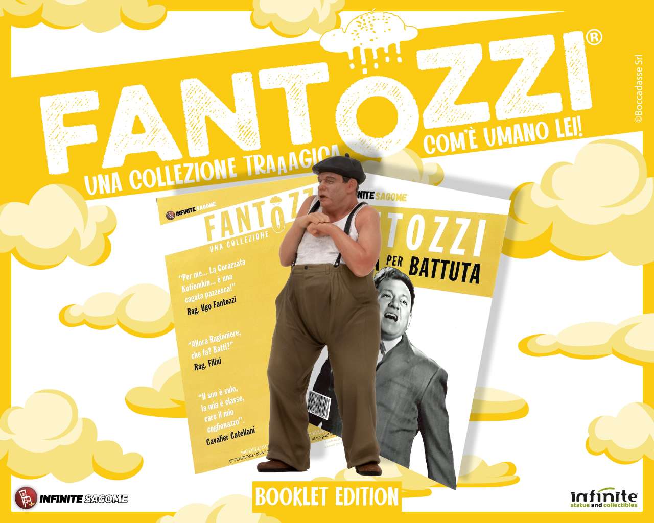 Infinite Statue: Fantozzi fantozzi com'e' umano lei booklet edition infinite sagome