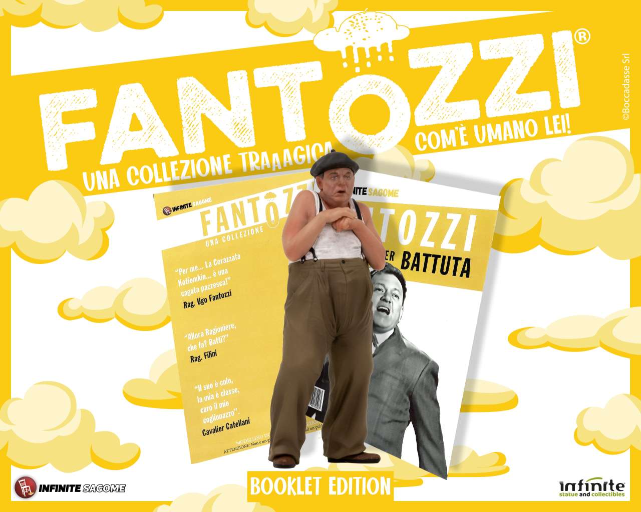 Infinite Statue: Fantozzi fantozzi com'e' umano lei booklet edition infinite sagome