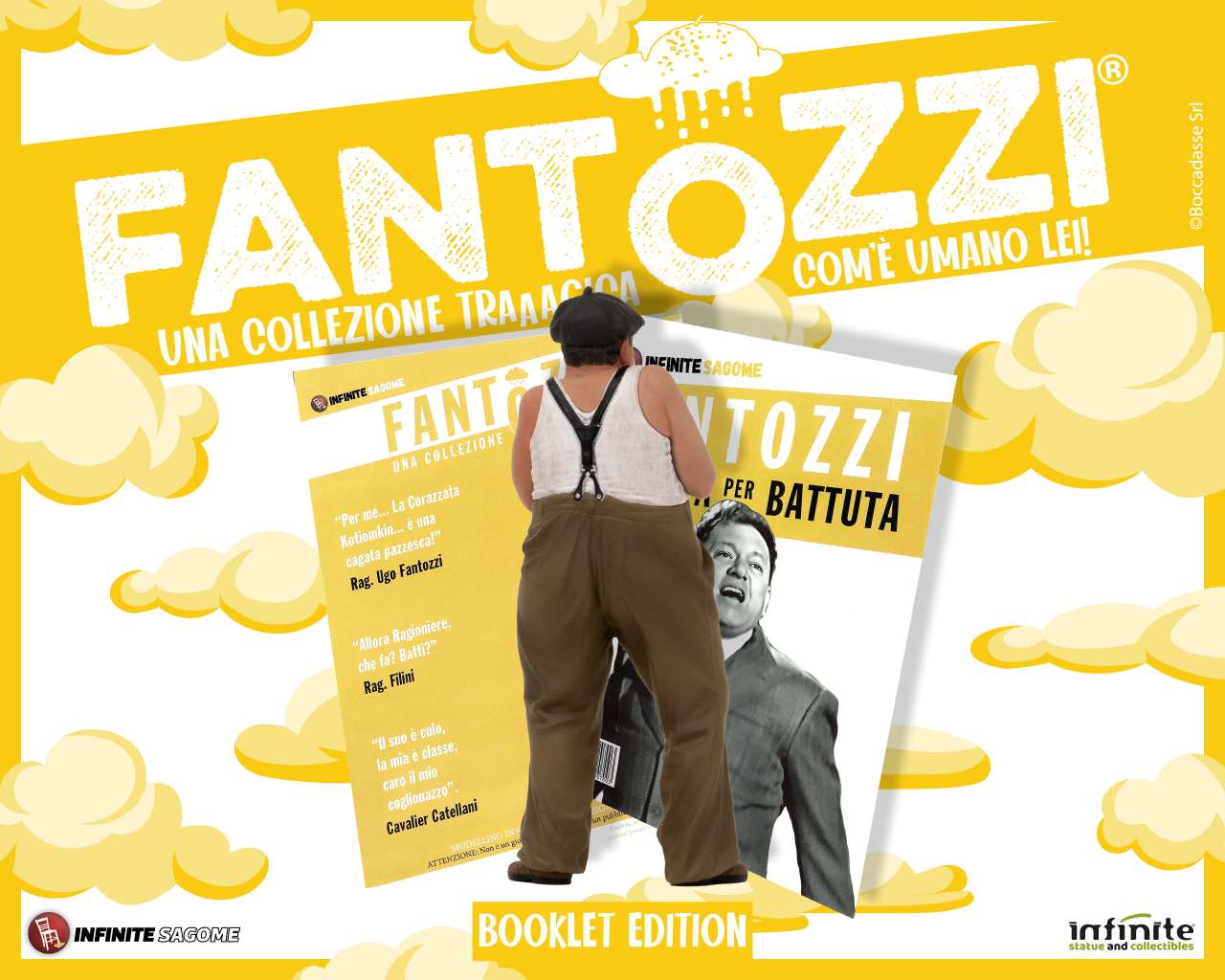 Infinite Statue: Fantozzi fantozzi com'e' umano lei booklet edition infinite sagome