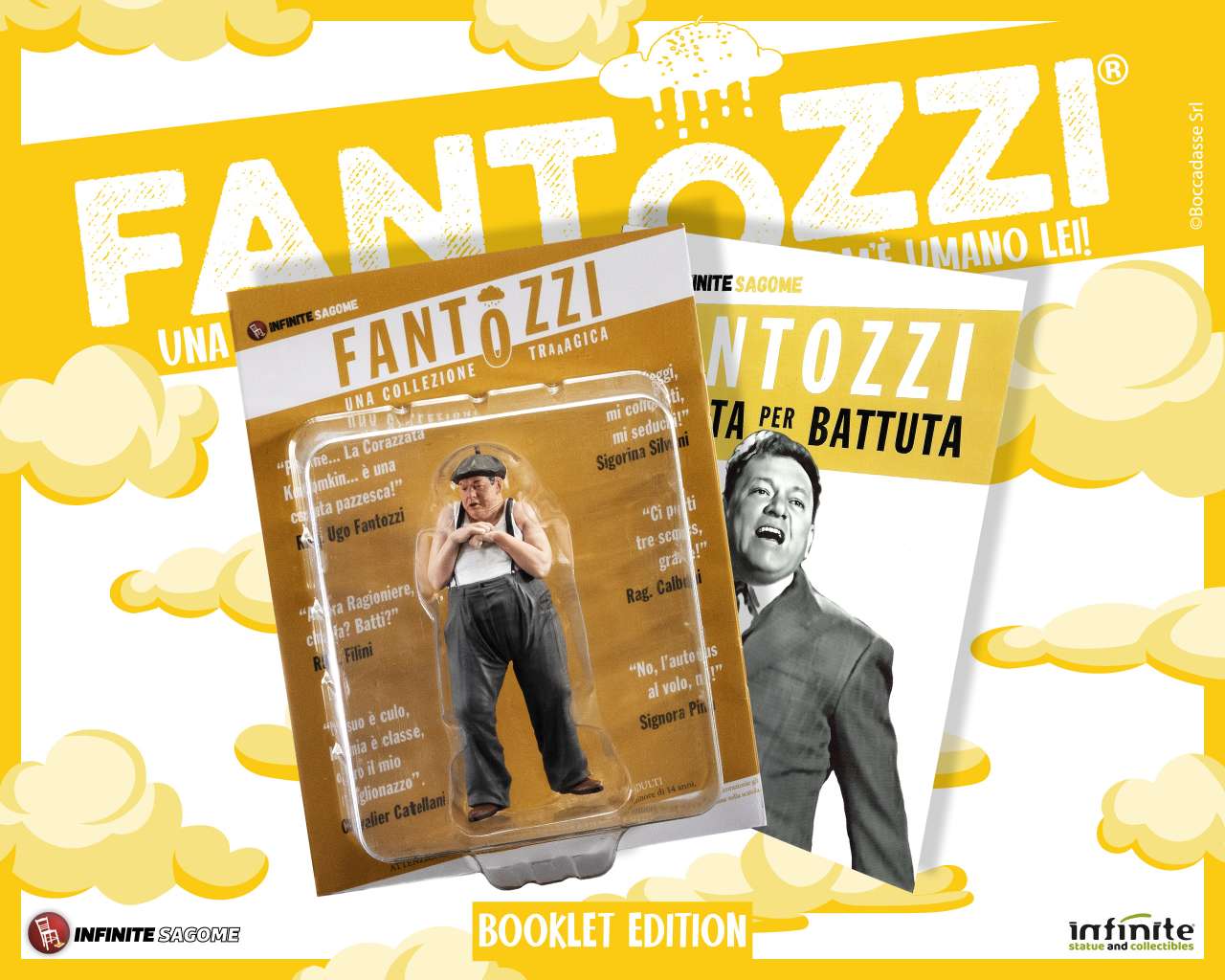 Infinite Statue: Fantozzi fantozzi com'e' umano lei booklet edition infinite sagome