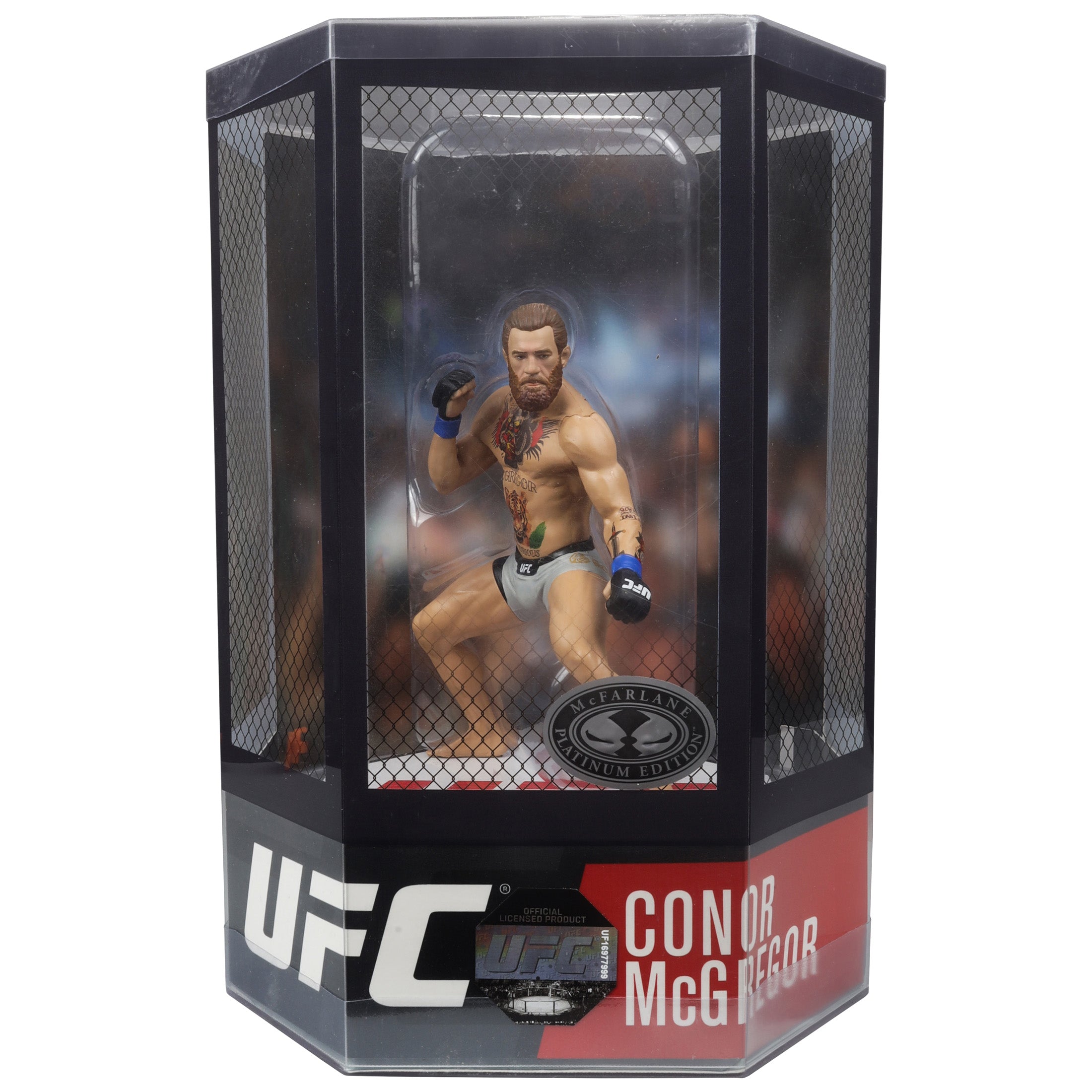 UFC: Posed PVC Statue Conor McGregor 18 cmv Platinum Edition Exclusive