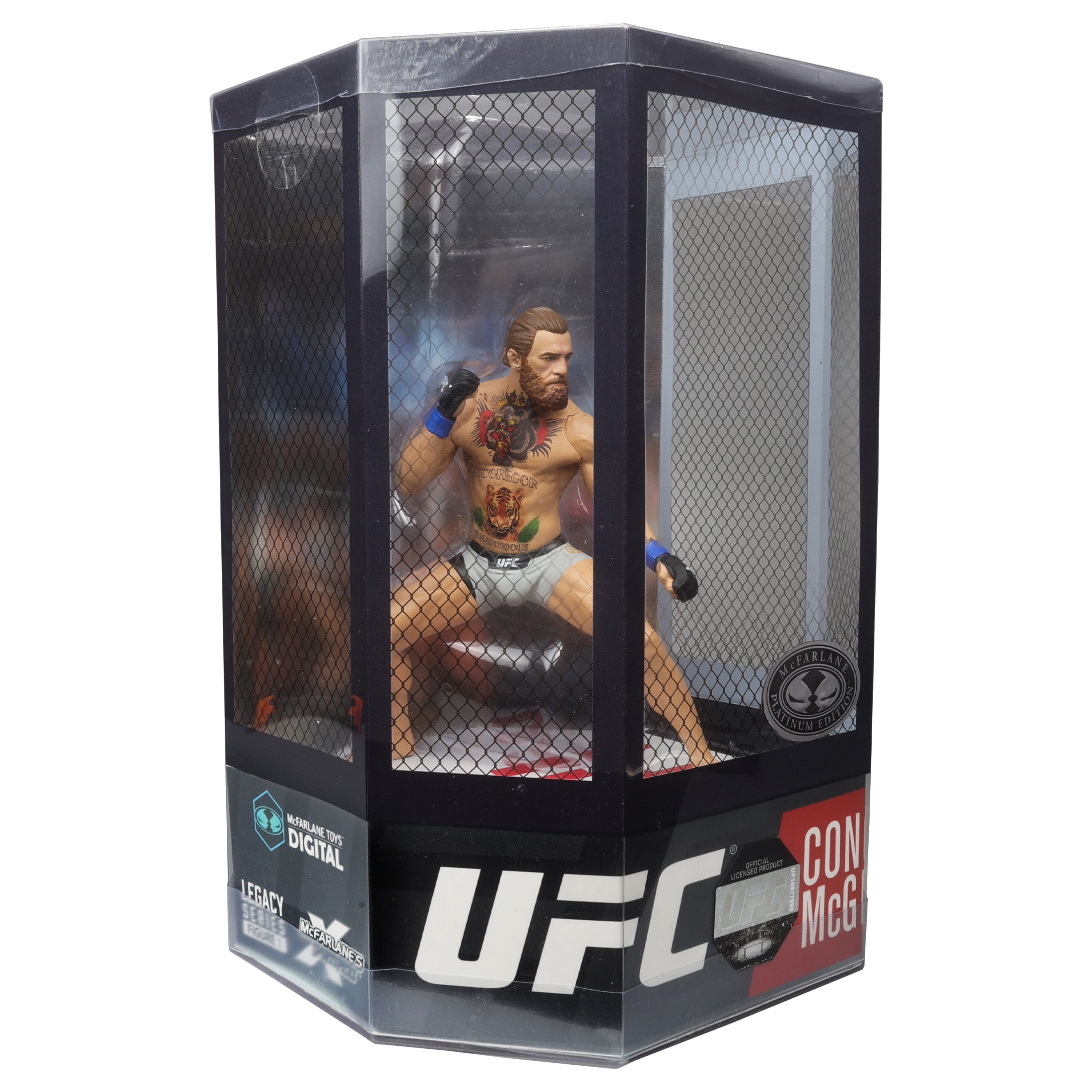 UFC: Posed PVC Statue Conor McGregor 18 cmv Platinum Edition Exclusive