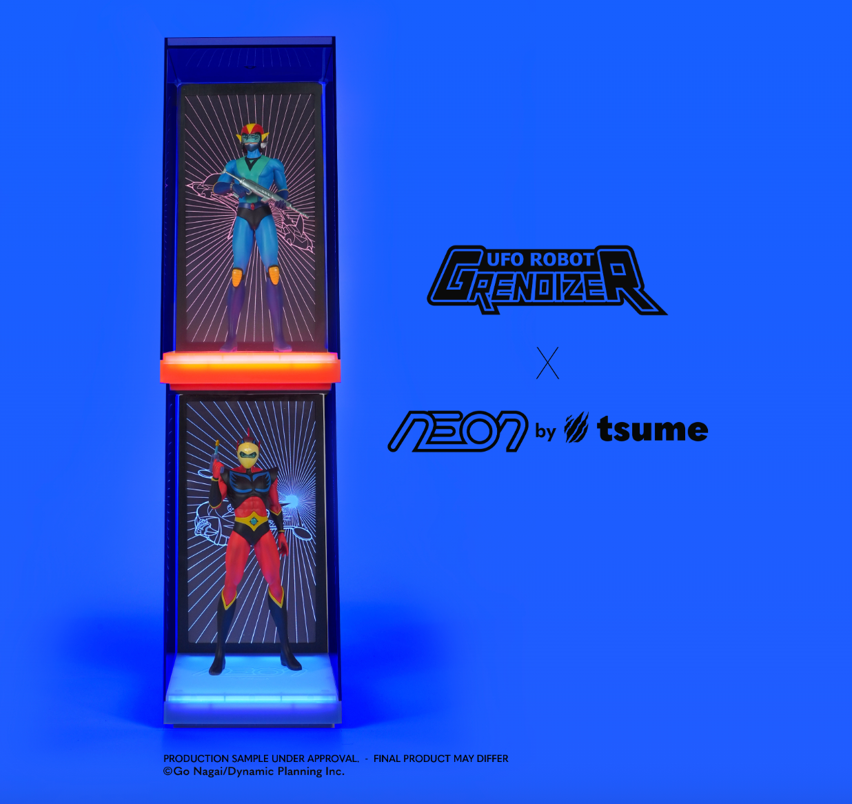 Ufo Robot Grendizer Duke Fleed Statue Neon By Tsume 25 cm