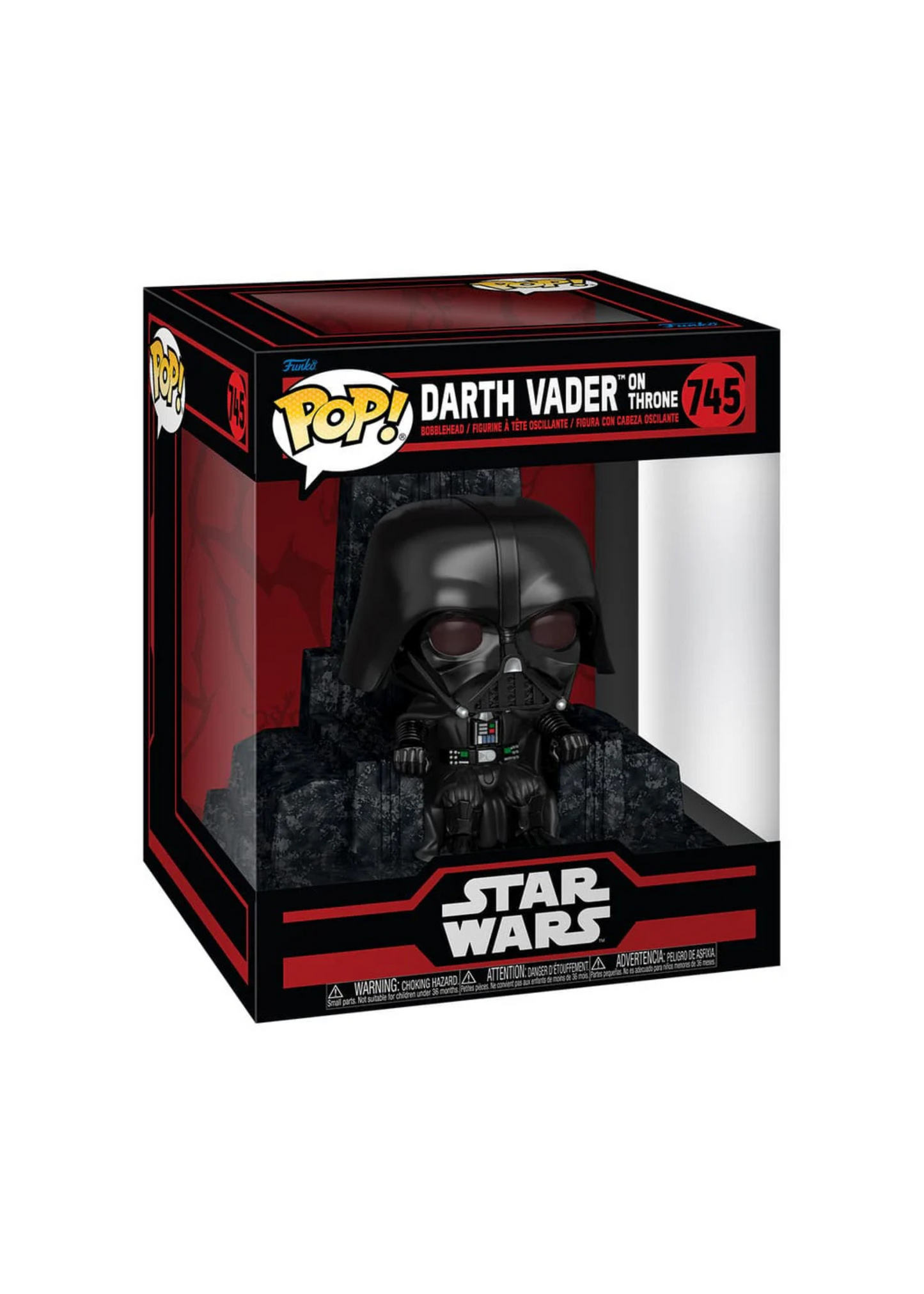 Star Wars: Dark Side POP! Deluxe Vinyl Figure Darth Vader Throne 9 cm