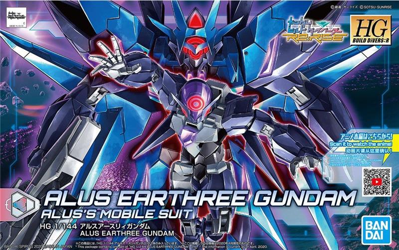 Gunpla: Bandai Model Kit - HG Build Diver R - Gundam Earthree Alus #022 1/144