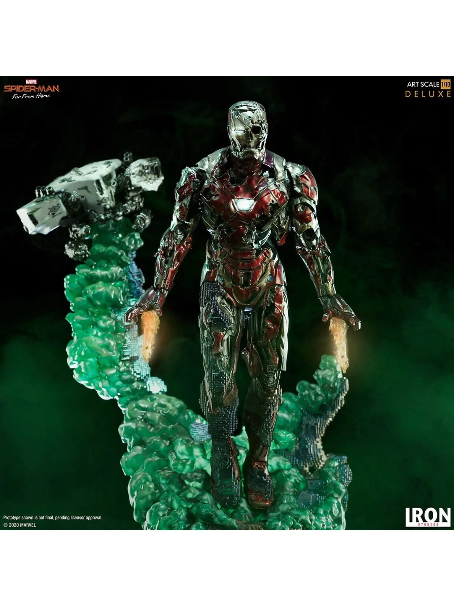 Marvel: Statue Iron Man Illusion Deluxe - Spider-Man: Far From Home - Art Scale 1/10 - Iron Studios