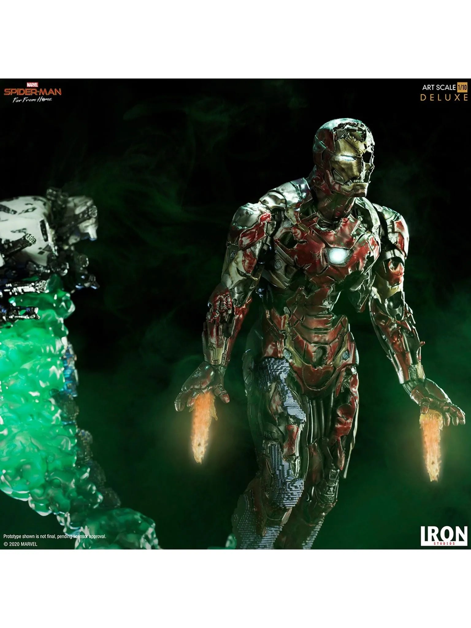 Marvel: Statue Iron Man Illusion Deluxe - Spider-Man: Far From Home - Art Scale 1/10 - Iron Studios