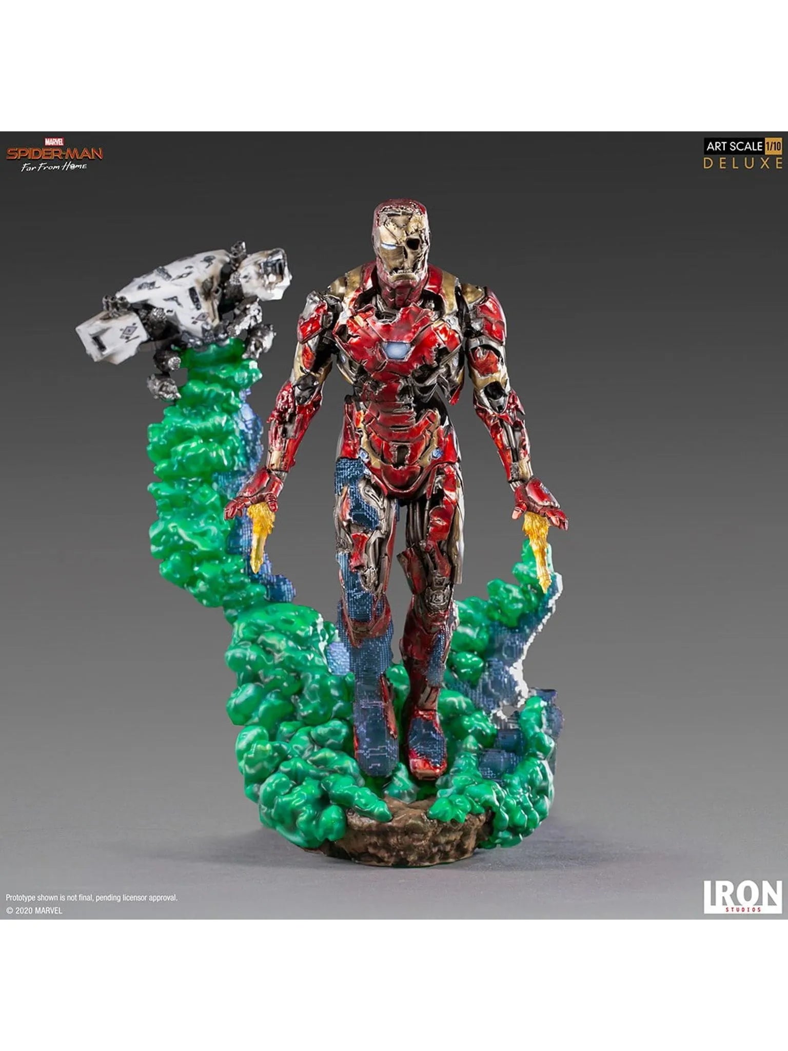 Marvel: Statue Iron Man Illusion Deluxe - Spider-Man: Far From Home - Art Scale 1/10 - Iron Studios