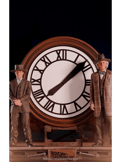 Back To The Future: Statue Marty and Doc at the Clock - Art Scale 1/10 - Iron Studios