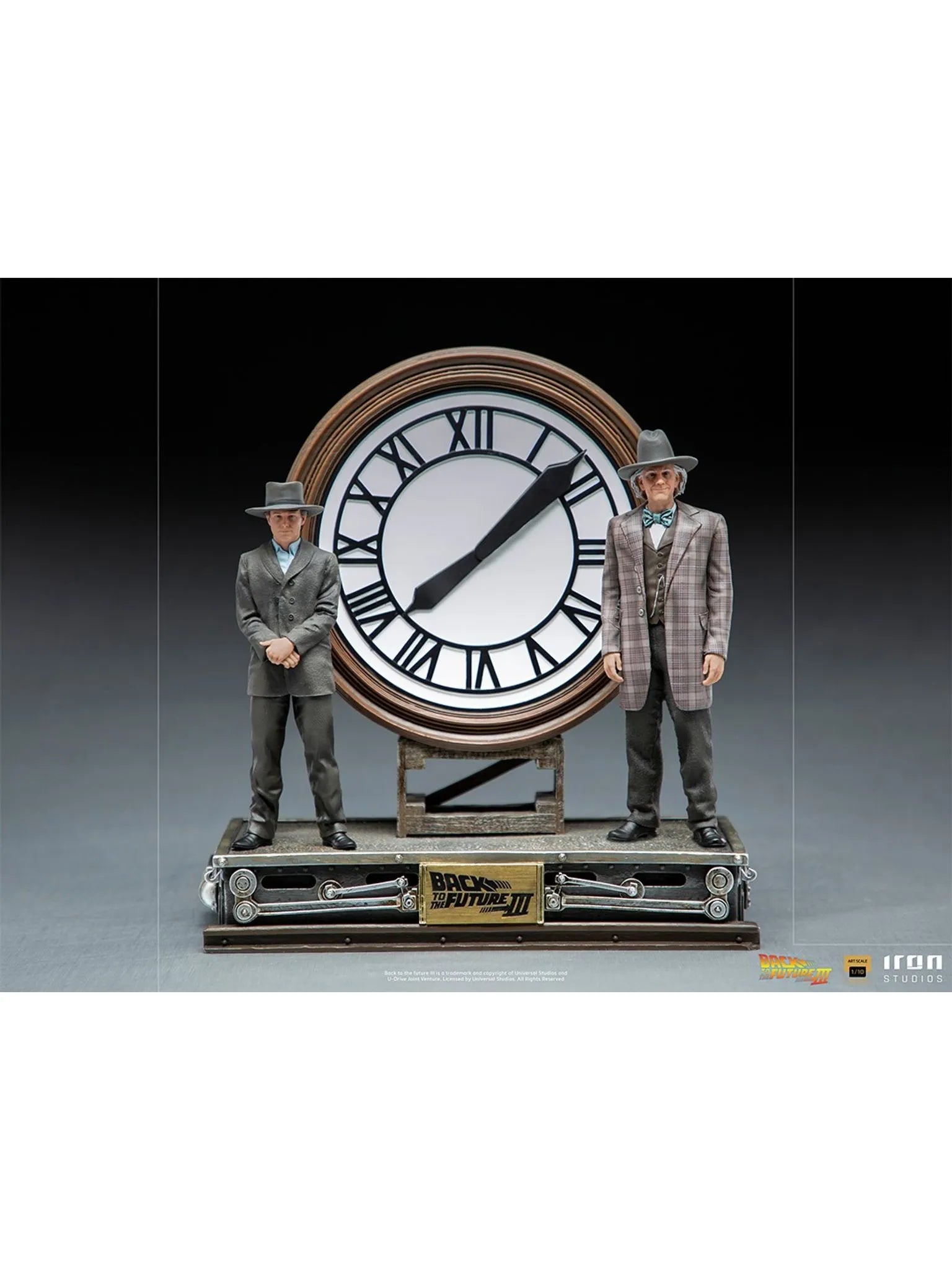 Back To The Future: Statue Marty and Doc at the Clock - Art Scale 1/10 - Iron Studios