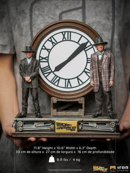 Back To The Future: Statue Marty and Doc at the Clock - Art Scale 1/10 - Iron Studios