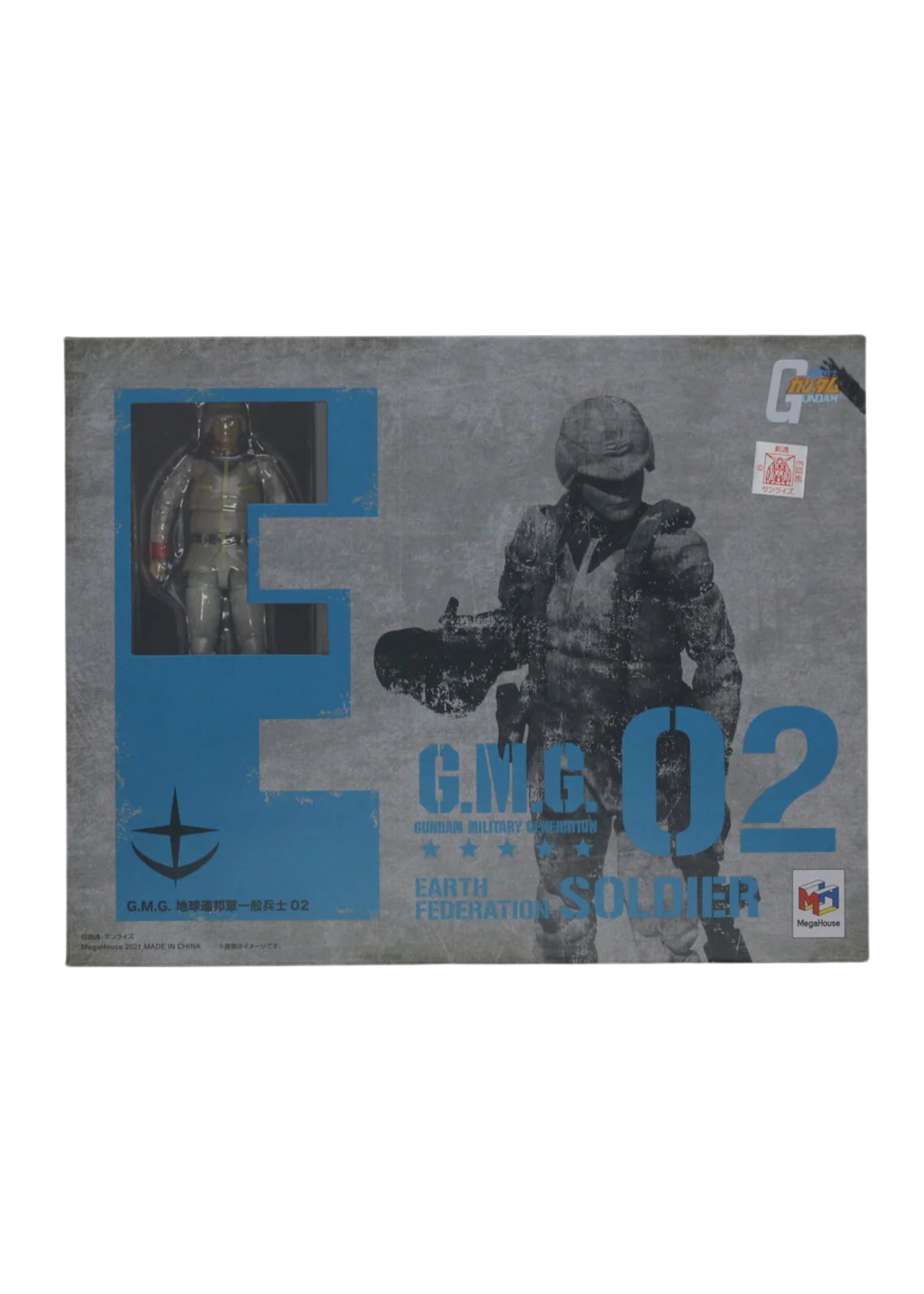 Gundam: Mobile Suit G.M.G. Action Figure Earth Federation Army Soldier 02