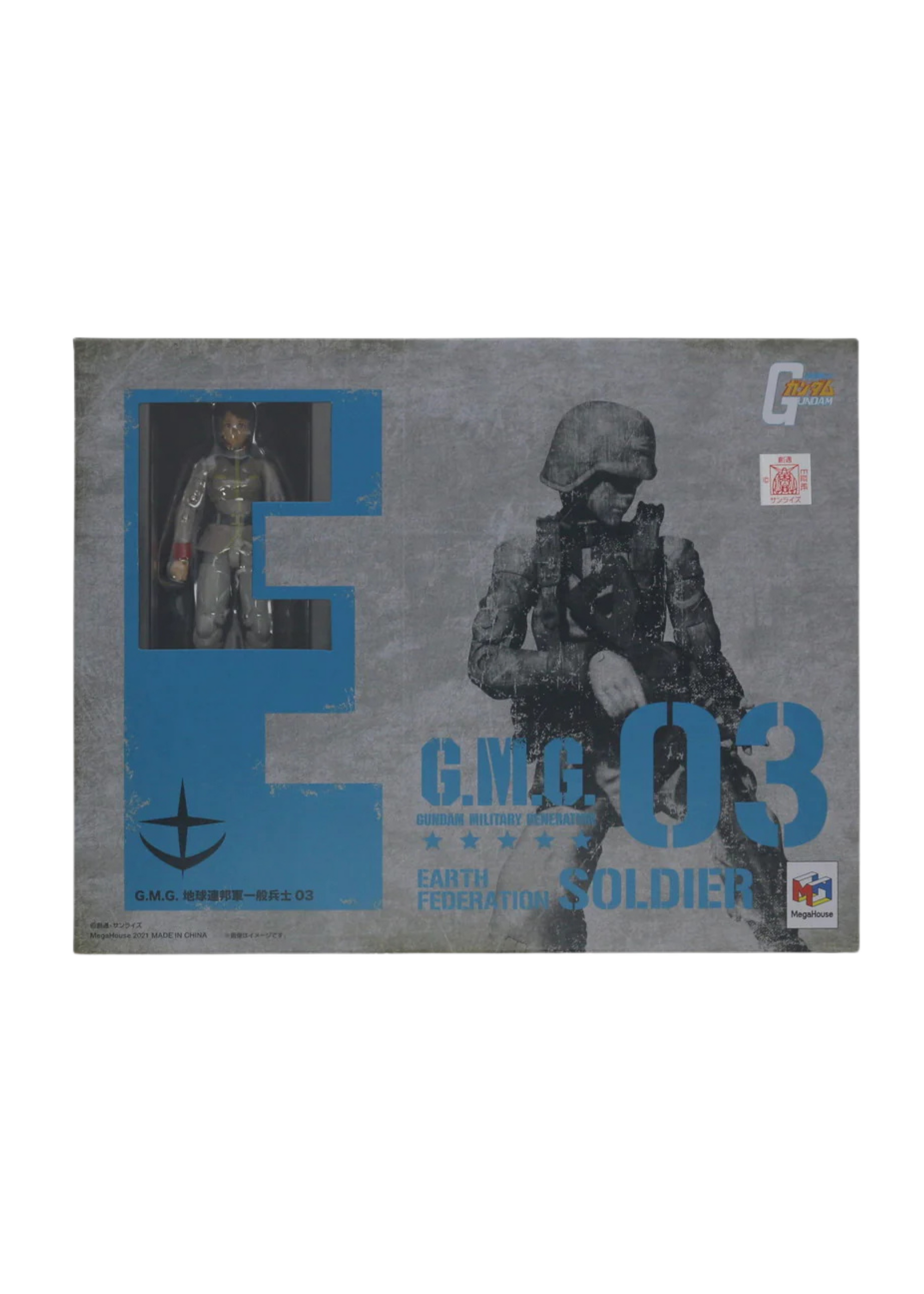 Gundam: Mobile Suit G.M.G. Action Figure Earth Federation Army Soldier 03