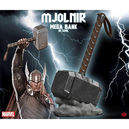 Marvel: Thor's Mjolnir Mega Coin Bank Salvadanaio