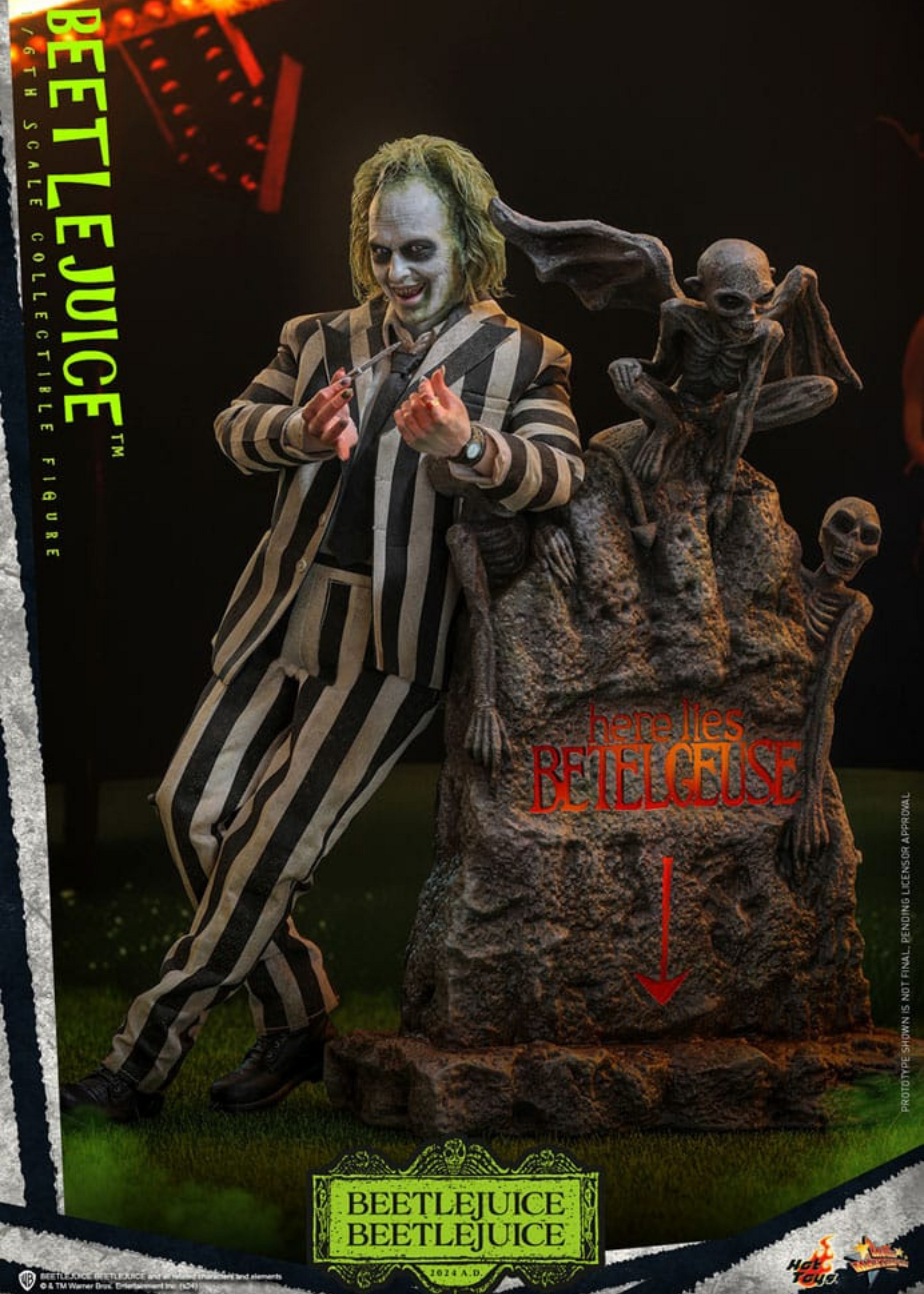 Beetlejuice: Beetlejuice Movie Masterpiece Action Figure 1/6 Beetlejuice 30 cm