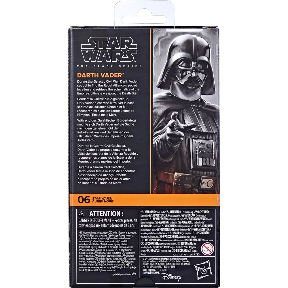 Star Wars: Episode IV Black Series Action Figure Darth Vader 15 cm