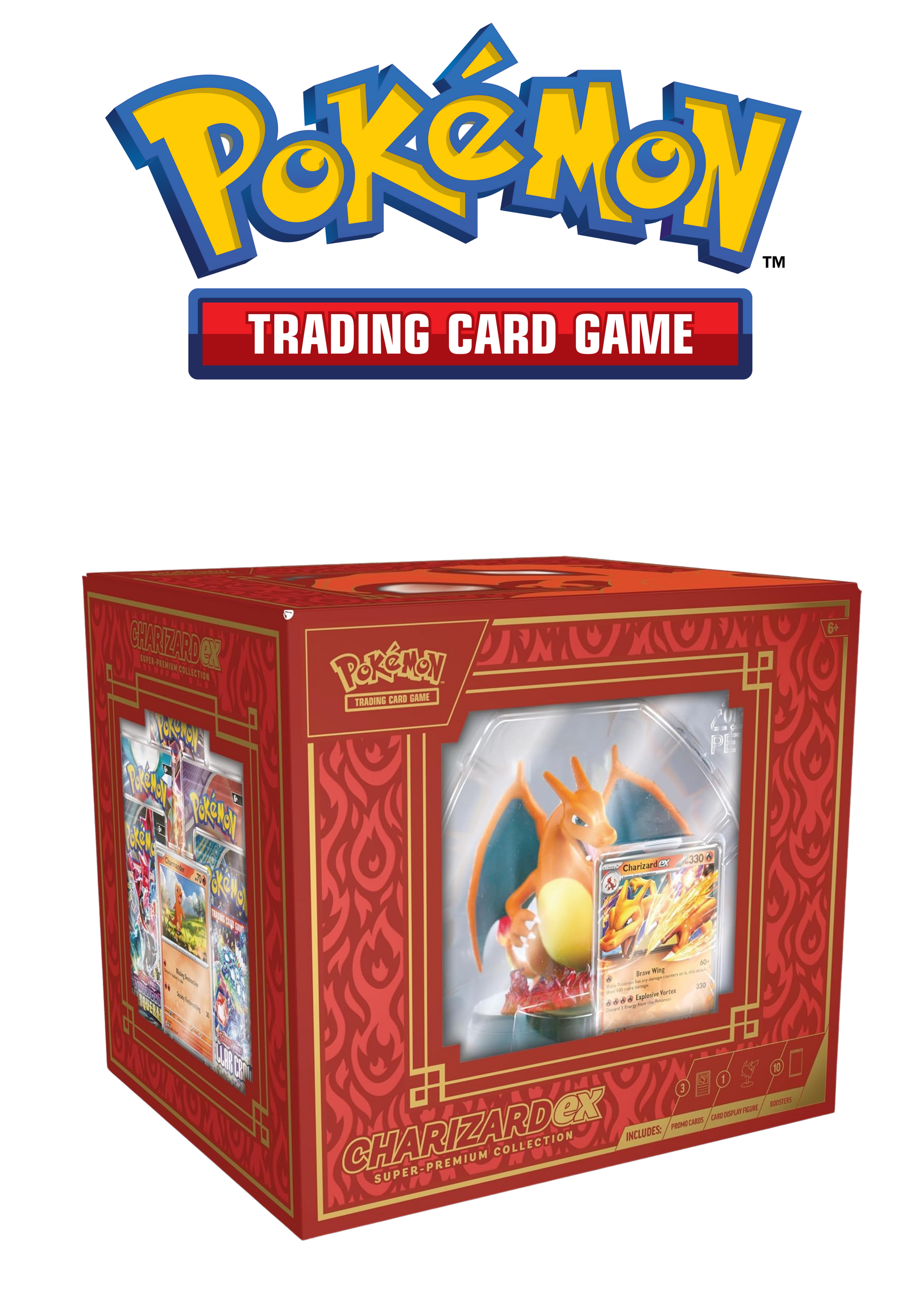 Pokemon TCG: Charizard EX - Super Premium Collection Box (ENG) Versione Inglese