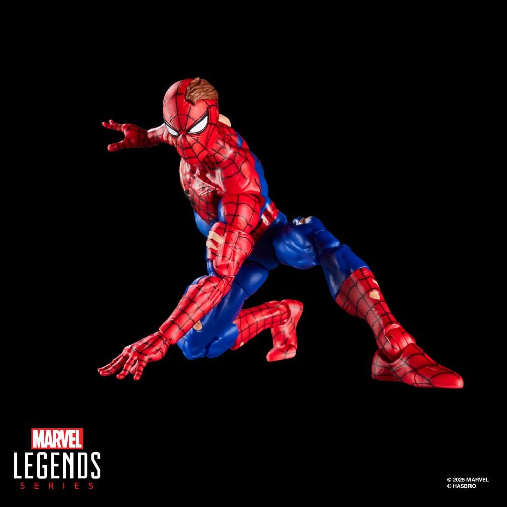 Marvel Legends Magic: The Gathering Action Figure Battle-Damaged Spider-Man (plus Exclusive Foil Card) 15 cm