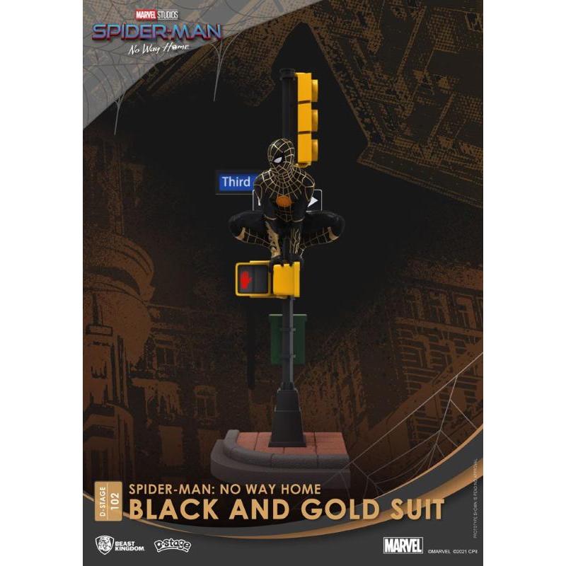 Marvel: Spider-Man No Way Home D-Stage Black and Gold Beast Kingdom