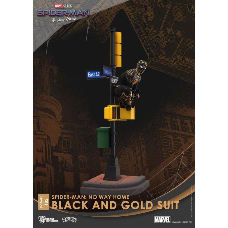 Marvel: Spider-Man No Way Home D-Stage Black and Gold Beast Kingdom