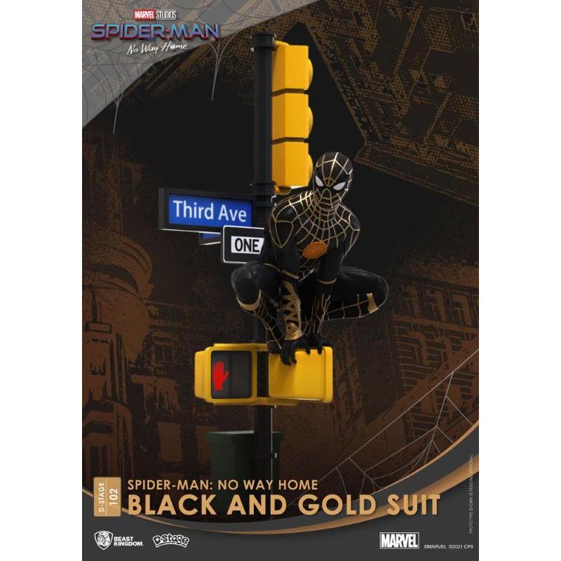 Marvel: Spider-Man No Way Home D-Stage Black and Gold Beast Kingdom