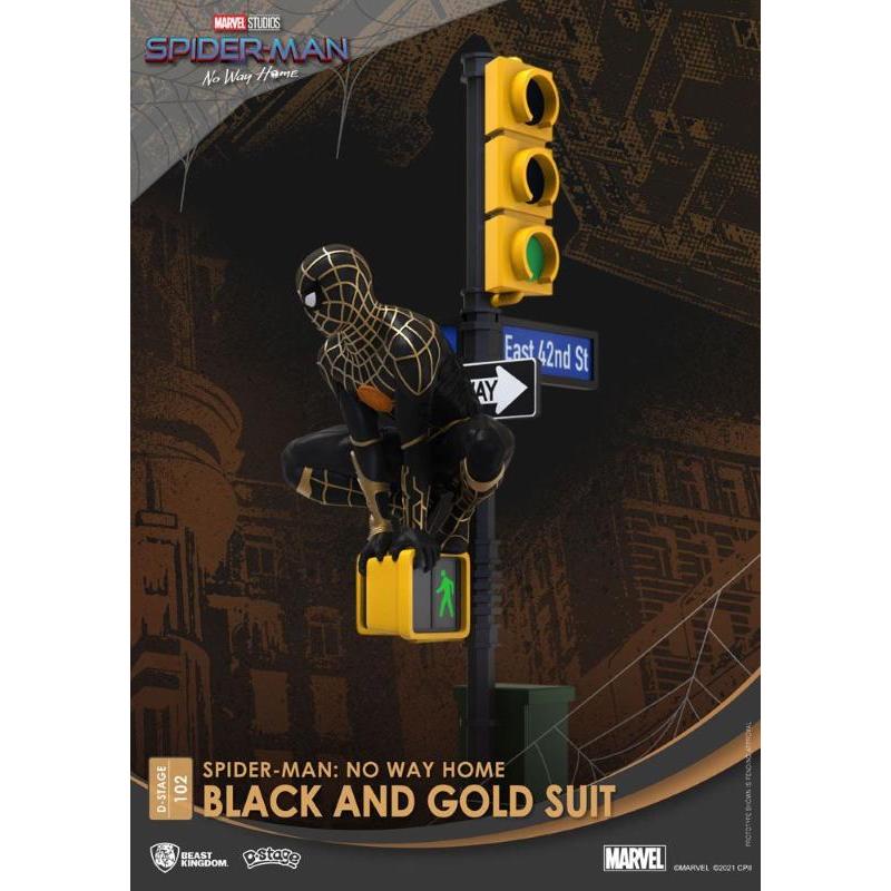 Marvel: Spider-Man No Way Home D-Stage Black and Gold Beast Kingdom