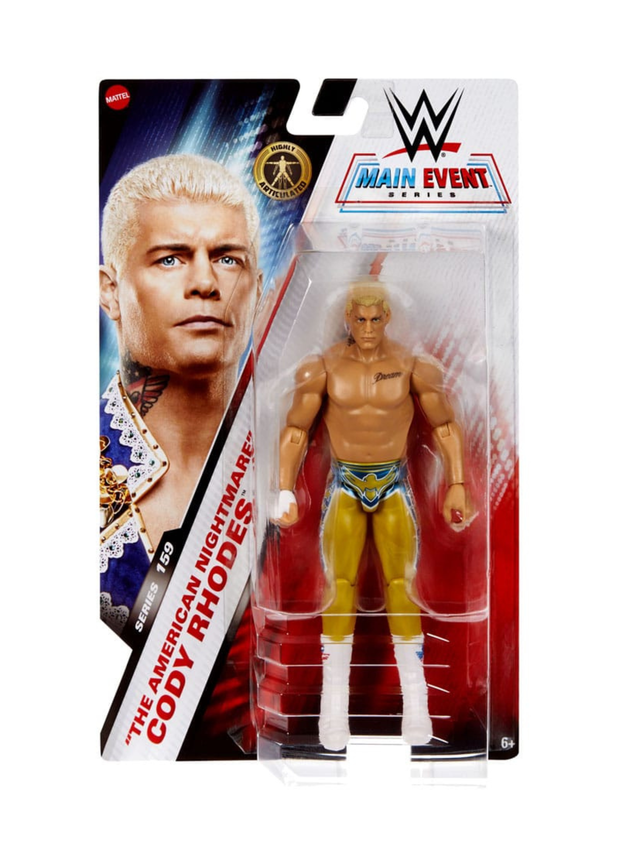WWE Main Event Series Action Figure "The American Nightmare" Cody Rhodes 15 cm