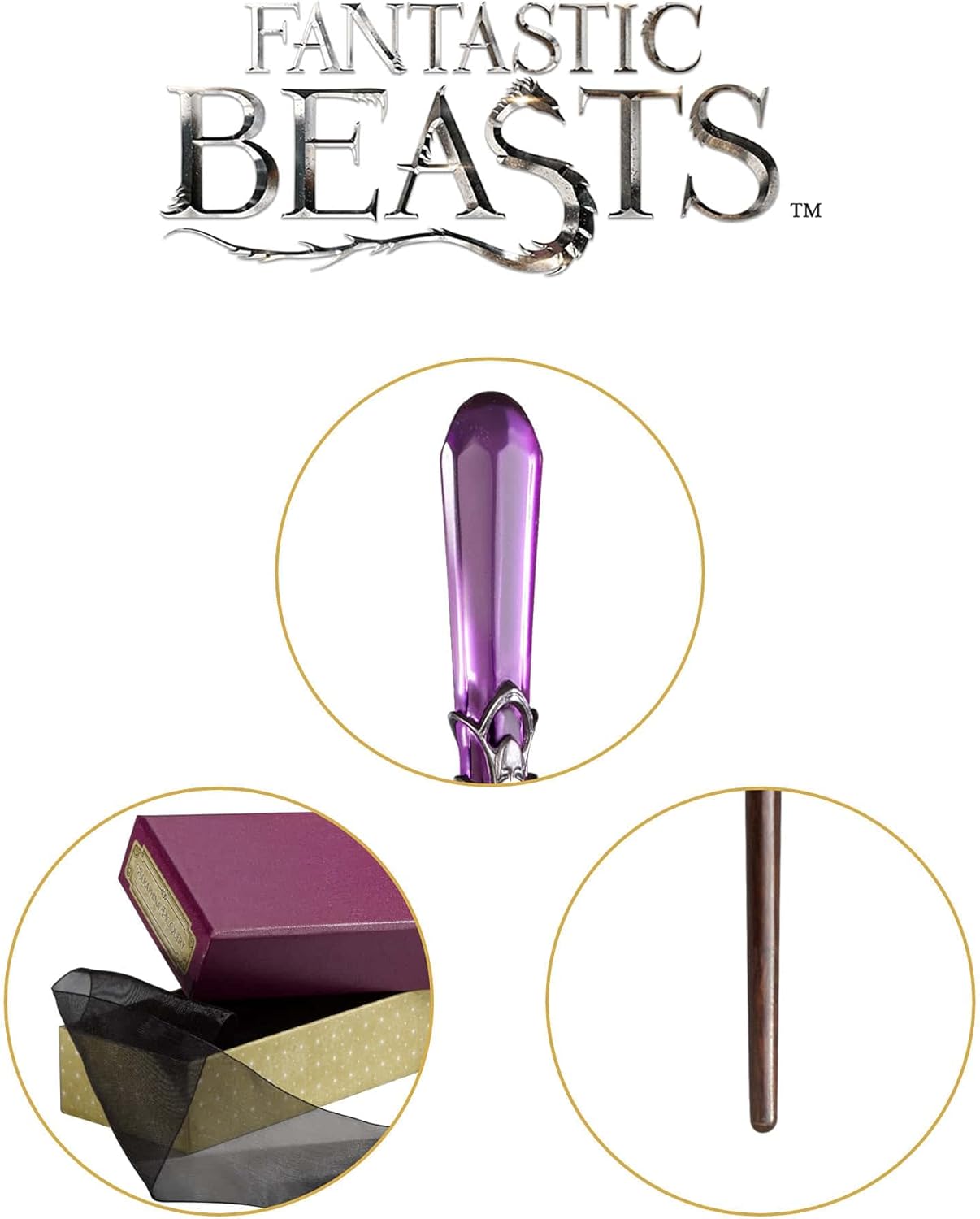 Fantastic Beasts: Harry Potter - Seraphina Picquery Wand - Ollivander Bacchetta