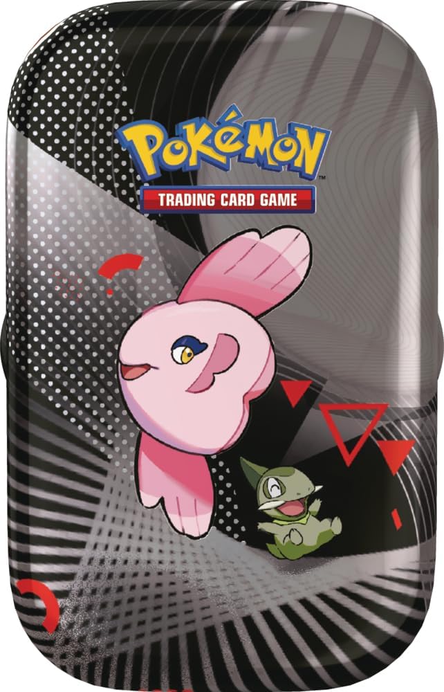 Pokemon TCG: Luce Nera e Fuoco Bianco Display 8 Mini Tin Scarlatto e Violetto