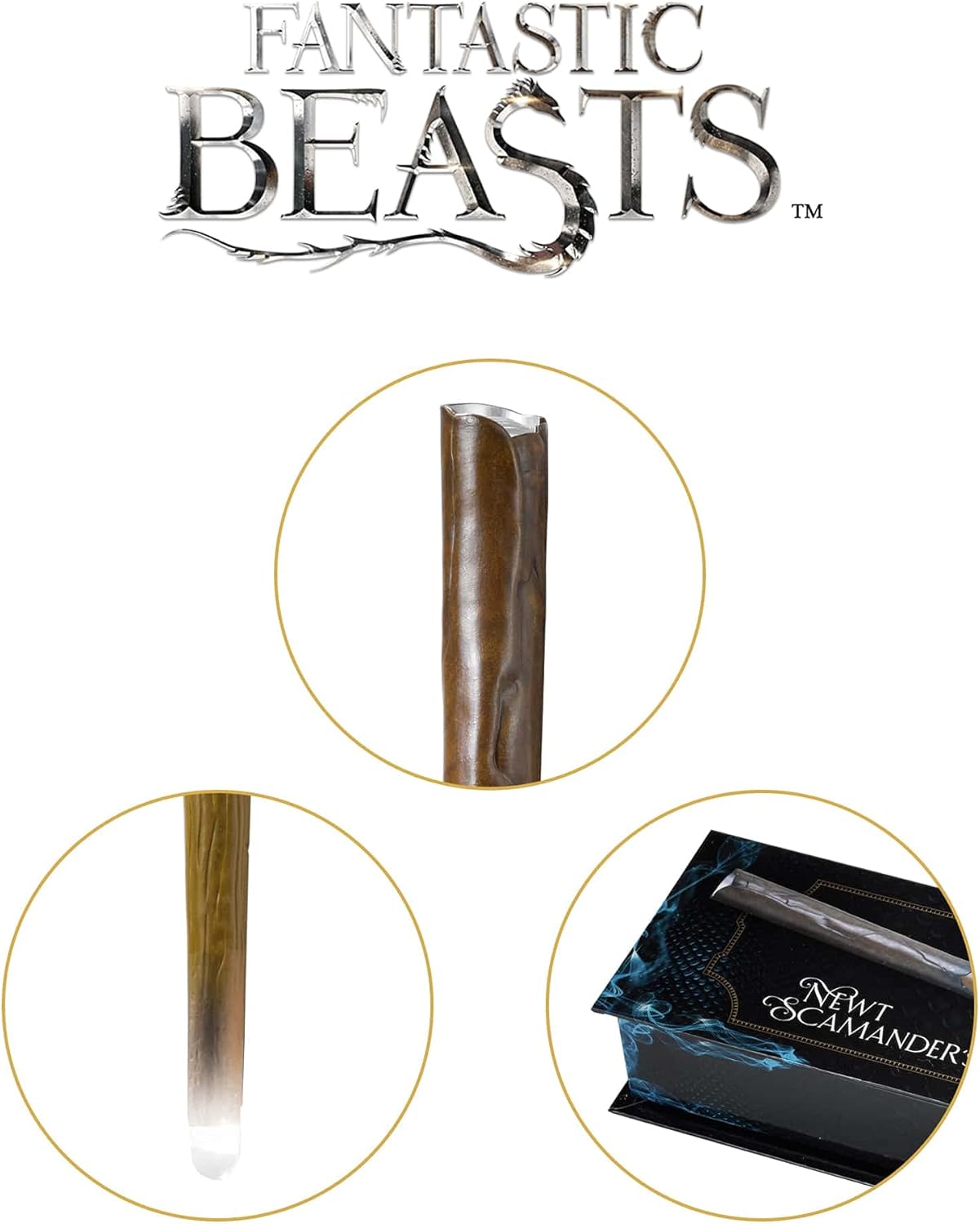 Harry Potter: Newt Scamander Illuminating Wand - Bacchetta