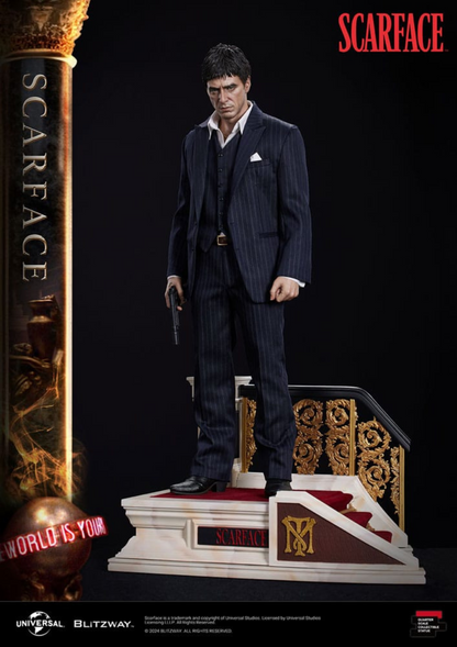 ---PREORDINE--- Scarface Superb Scale Statue 1/4 Tony Montana 53 cm