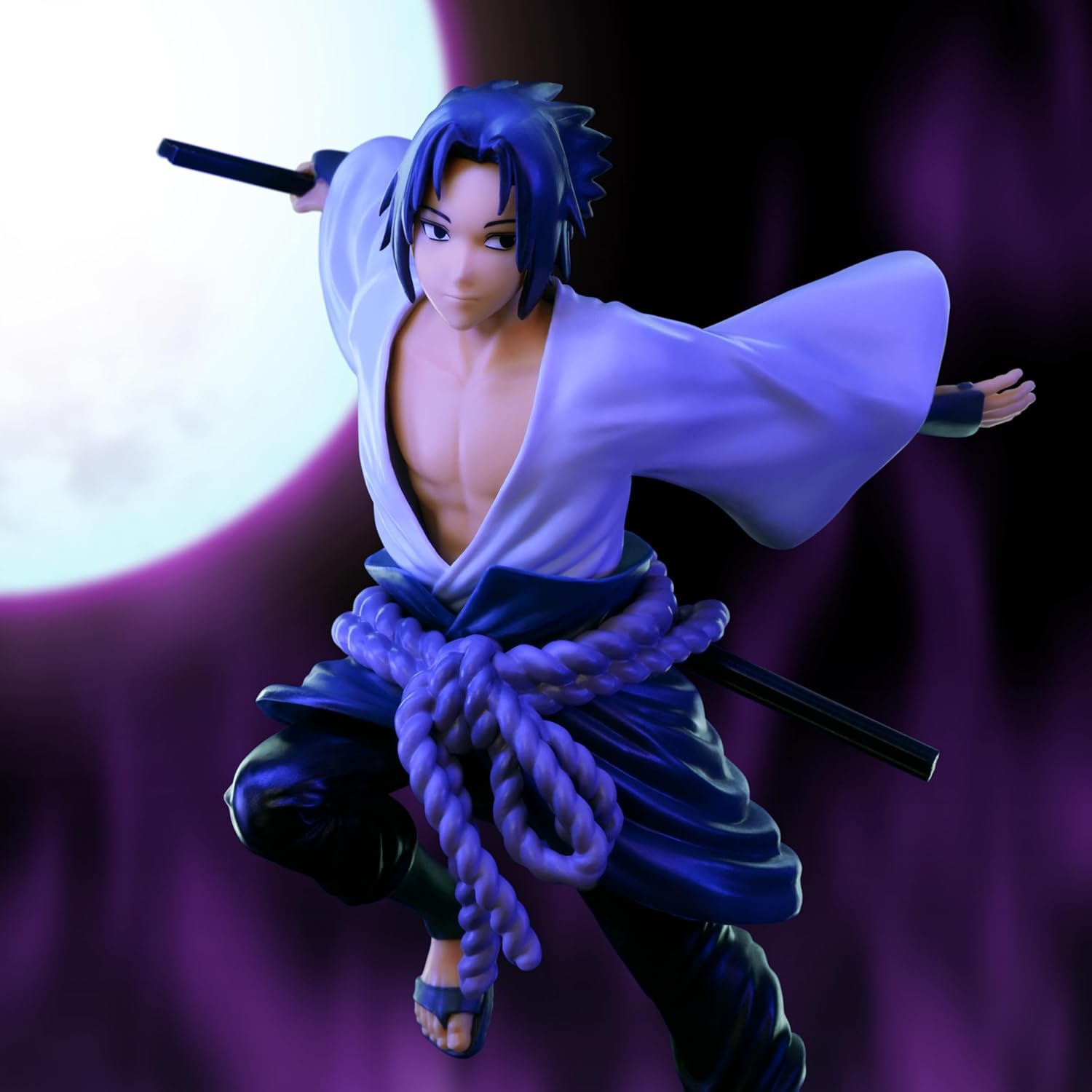 Naruto: shippuden: sasuke - super figure collection 1:10 pvc statue