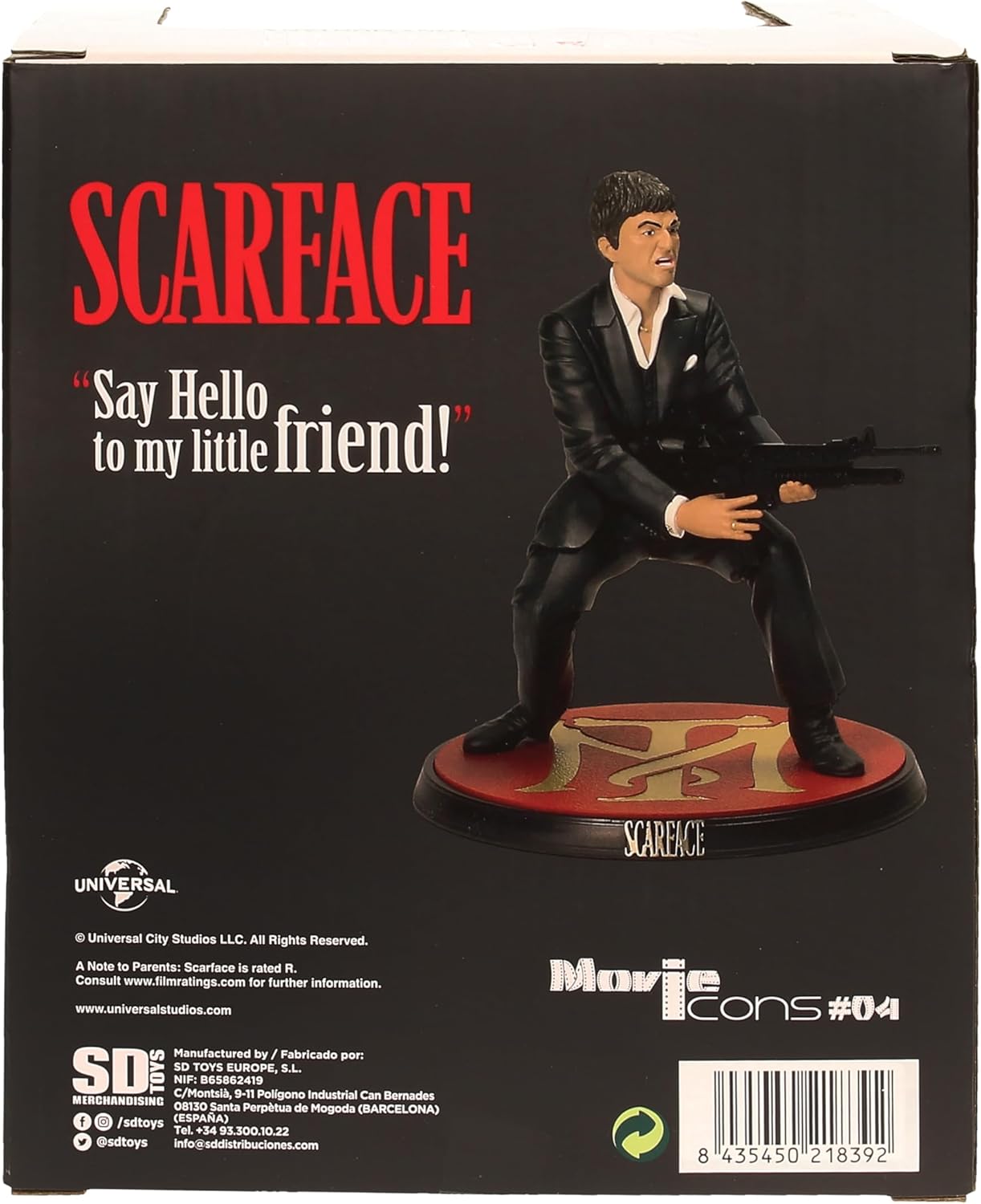 Scarface: Movie Icons PVC Statue Tony Montana 18 cm