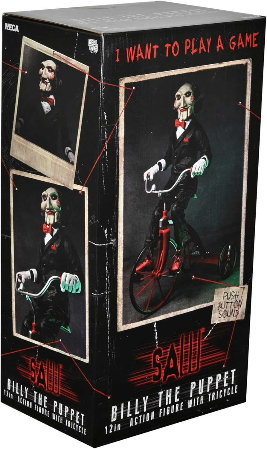 Saw Action Figure with Sound Billy with Tricyle 30 cm