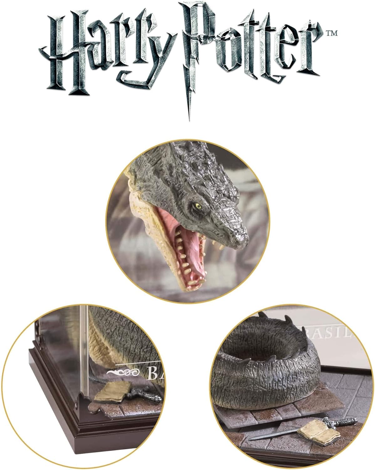 Harry Potter: Magical Creatures Statue Basilisk 19 cm