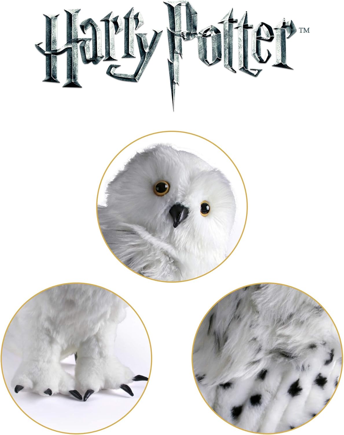 Harry Potter: Edvige Collectors Plush Figure Hedwig Wings Open Ver. 35 cm