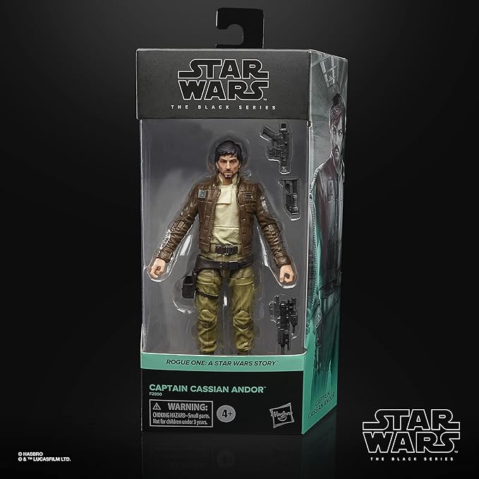 Star Wars: Hasbro rogue one black series figure captain Cassian Andor