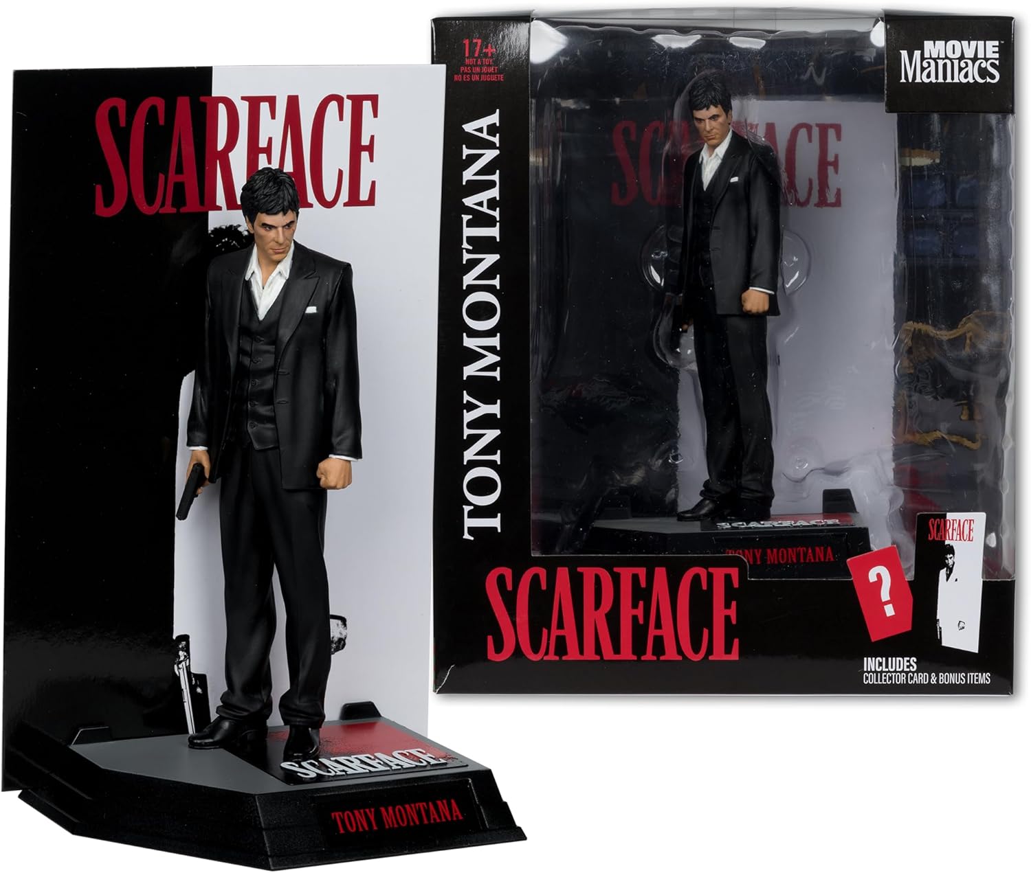 Scarface: Movie Maniacs PVC Statue Tony Montana 17 cm