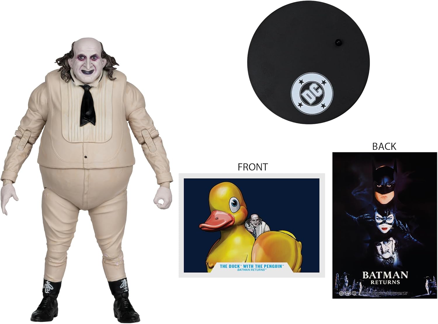 Batman Returns DC Multiverse with Action Figure Vehicle The Duck & Penguin 24 cm