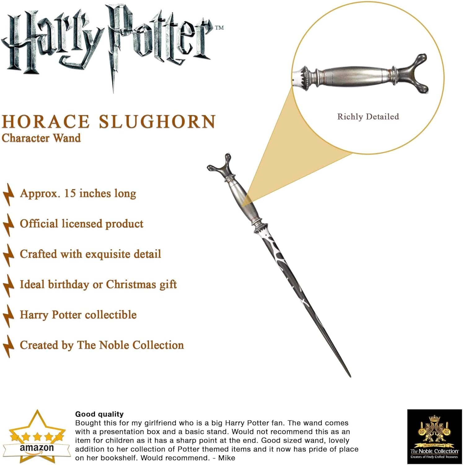 Harry Potter: Horace Slughorn Wand - Bacchetta