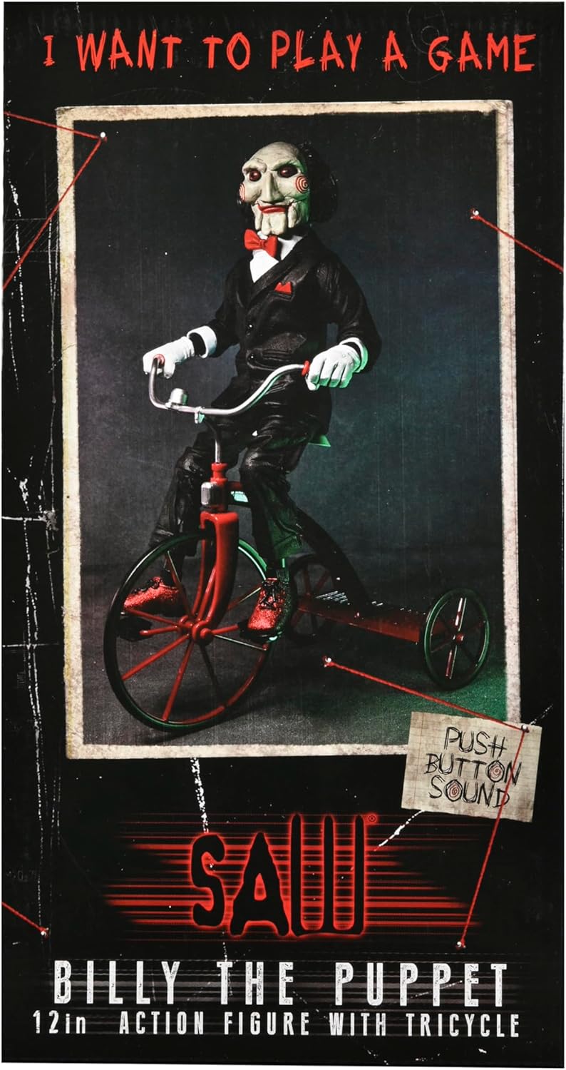 Saw Action Figure with Sound Billy with Tricyle 30 cm