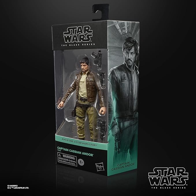 Star Wars: Hasbro rogue one black series figure captain Cassian Andor