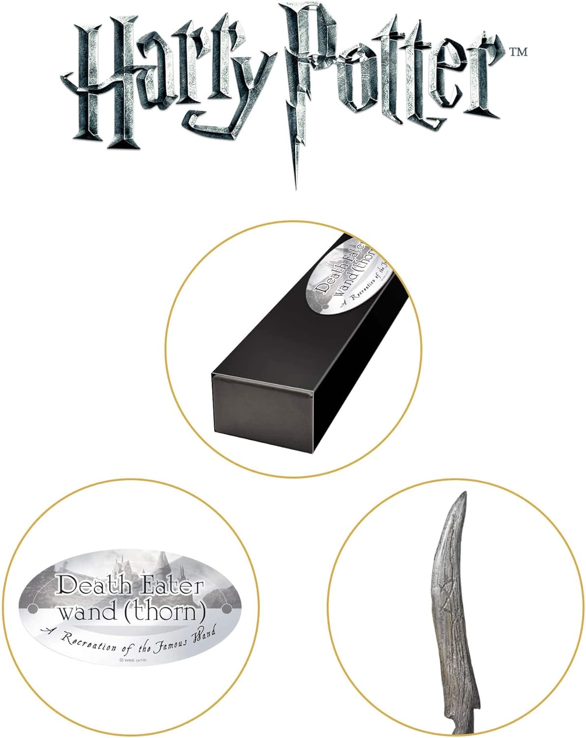 Harry Potter: Death Eater Thorn Wand - Bacchetta