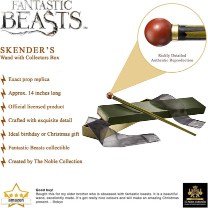 Fantastic Beasts: Harry Potter - Skender Wand - Ollivander Bacchetta