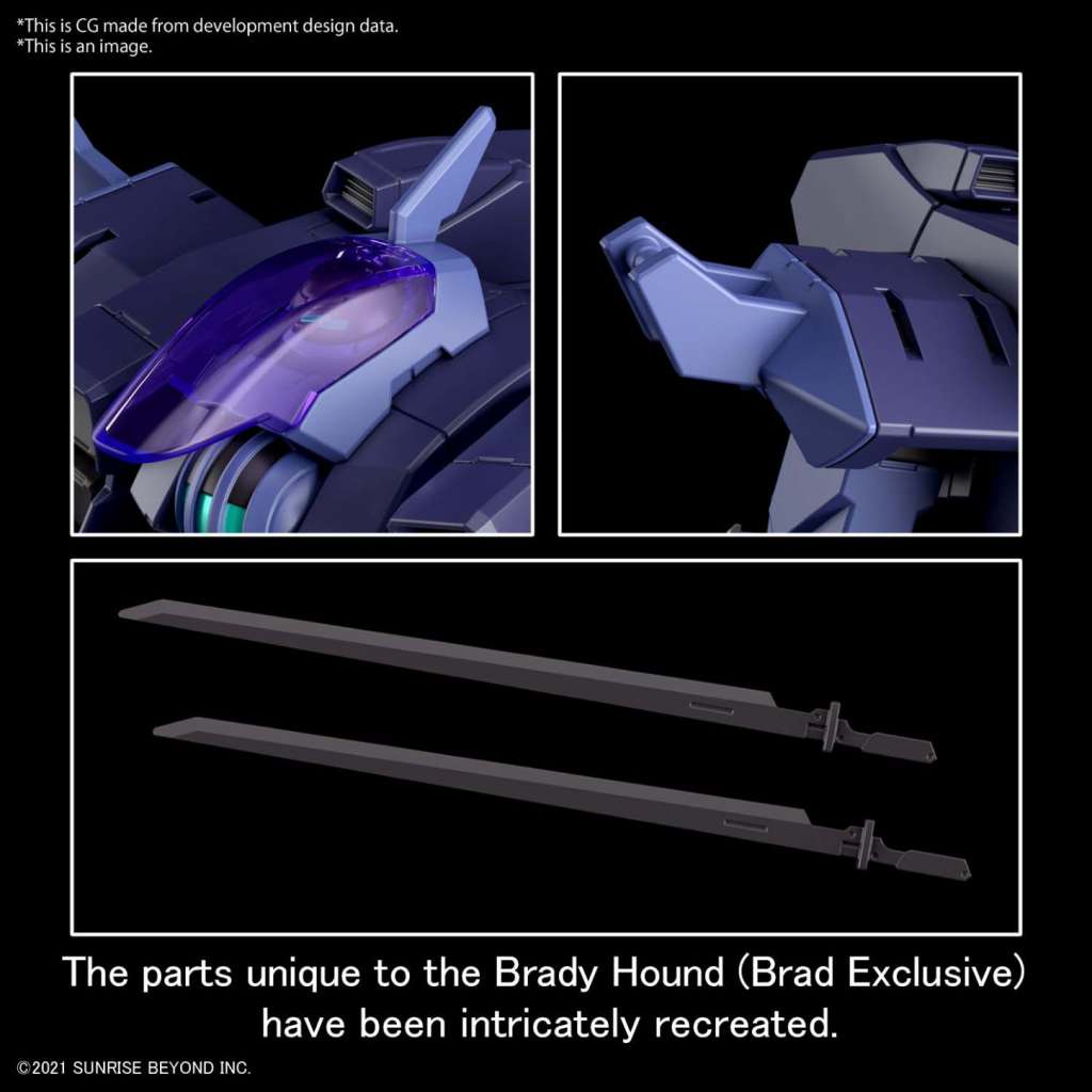 Gunpla: Bandai Model Kit - HG Brady Hound Brad EXCLUSIVE 1/72