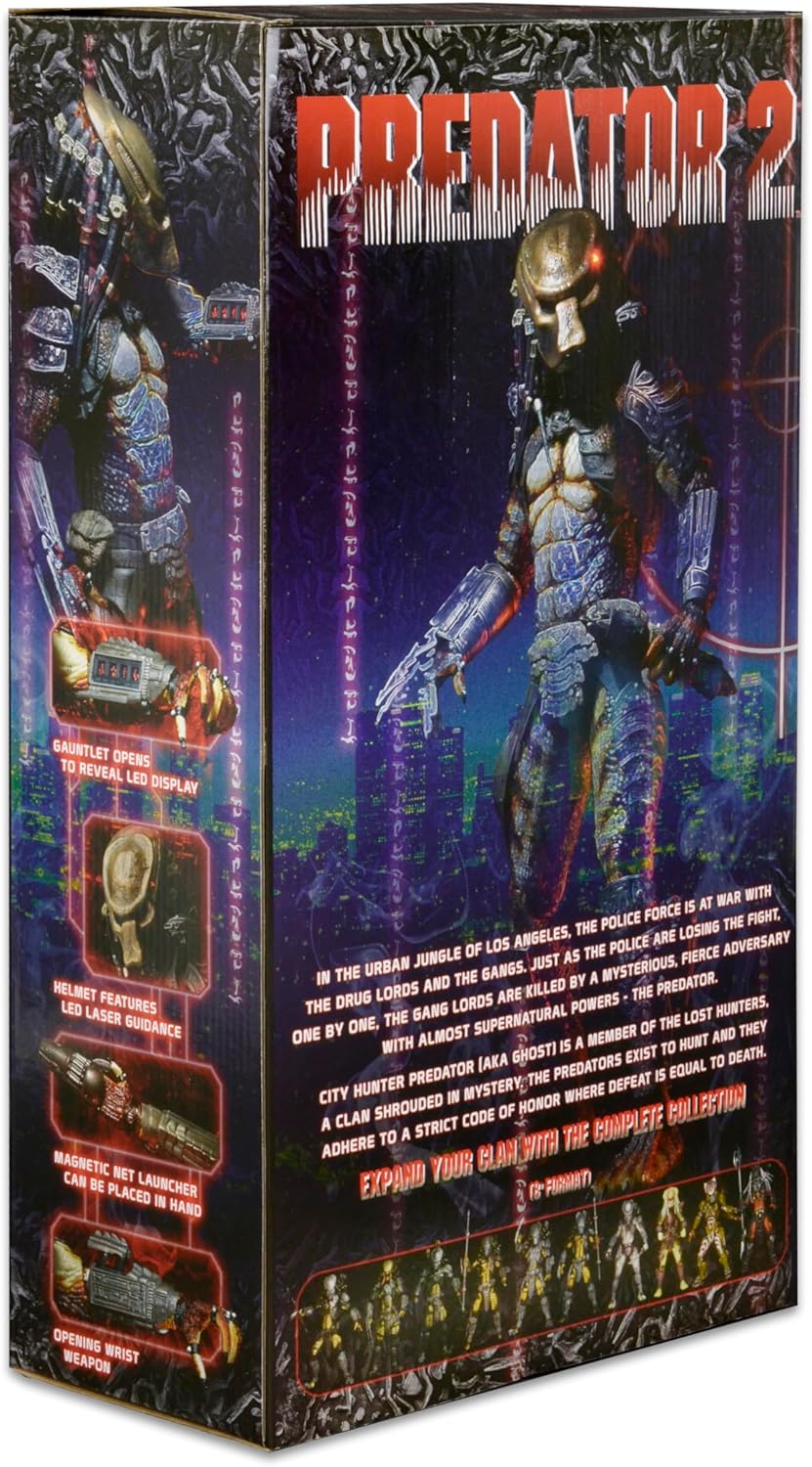 Predator 2 1990 Action figure 1/4 City Hunter Predator 51 cm