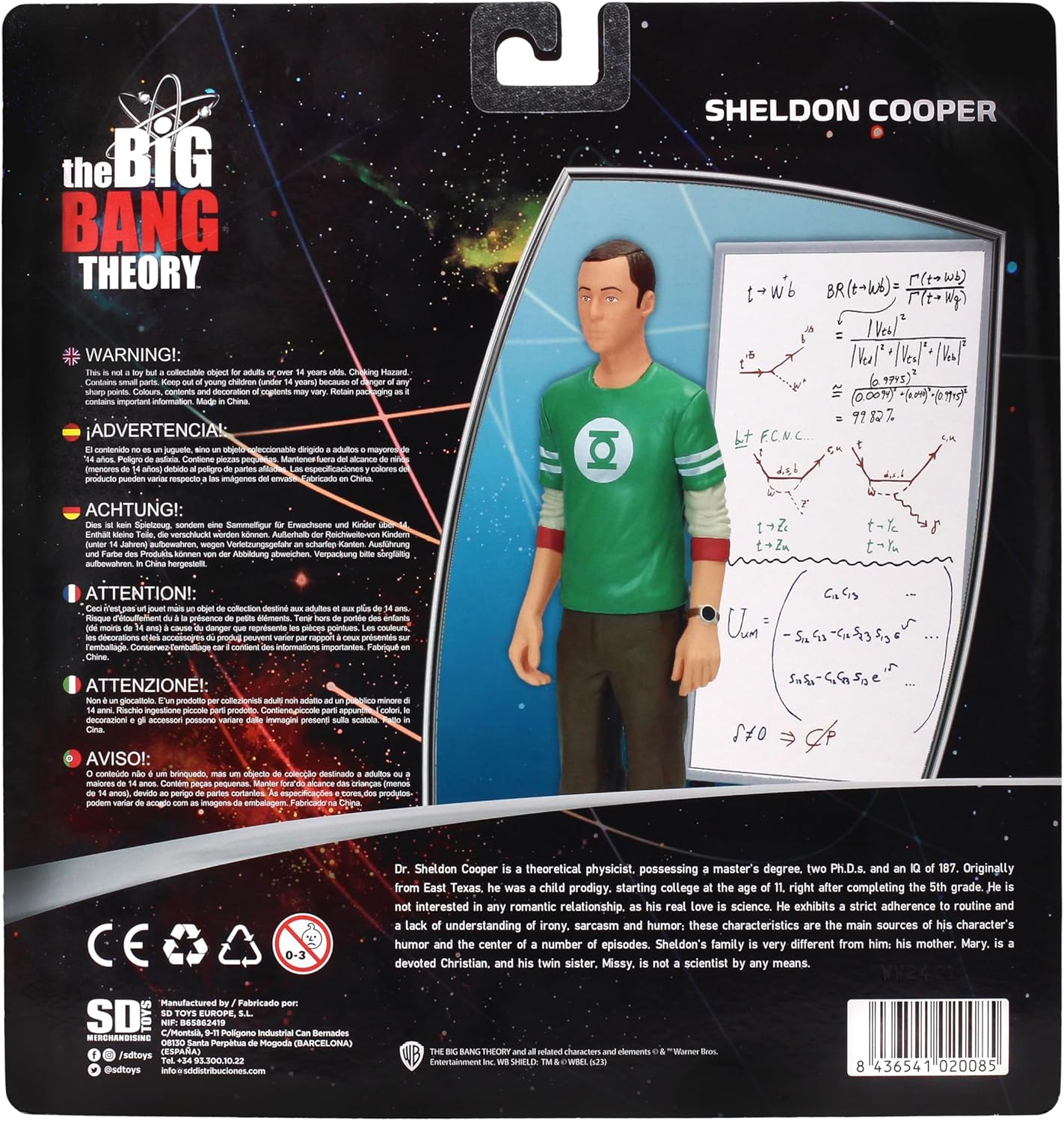 The Big Bang Theory: Figure Sheldon Cooper 18 cm