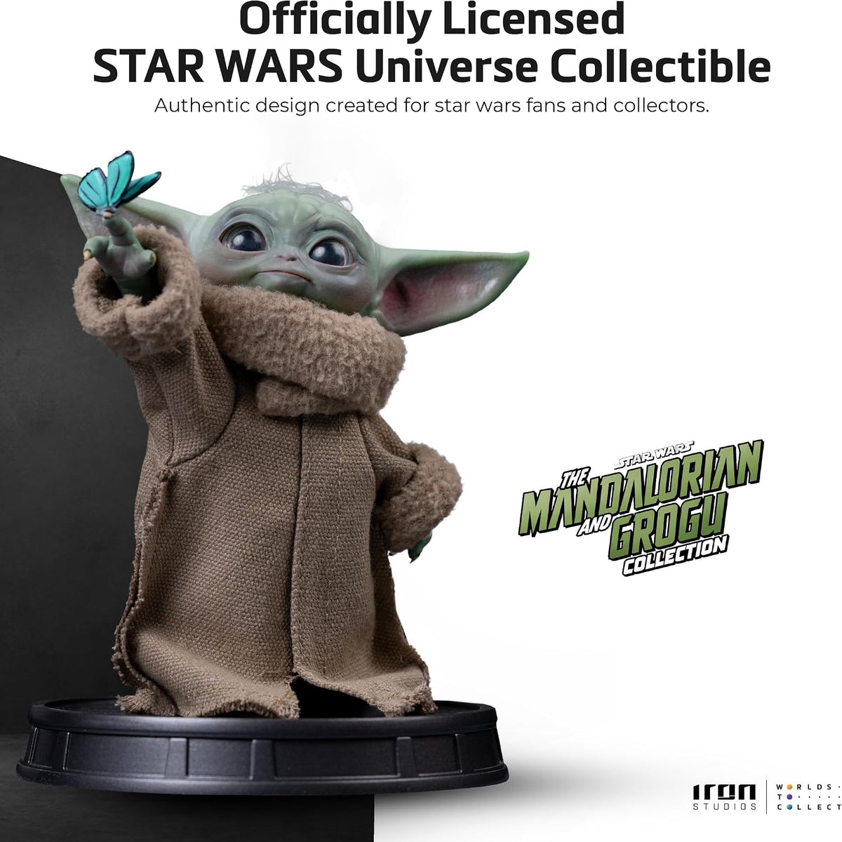 The Mandalorian & Grogu Grogu Collection Statue Grogu Butterfly Wonder