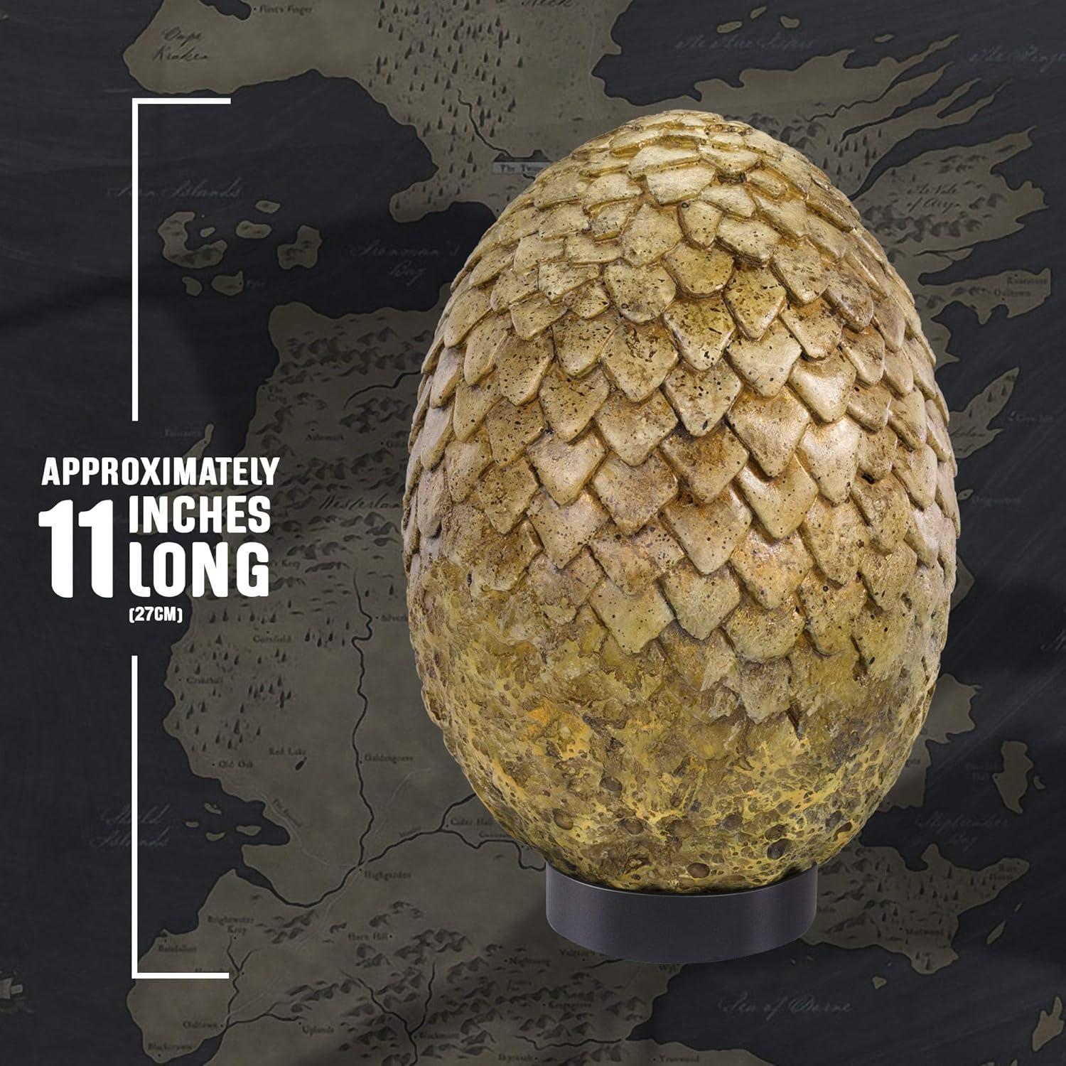 Game of Thrones: Dragon Egg Targaryen Prop Replica Viserion 20 cm